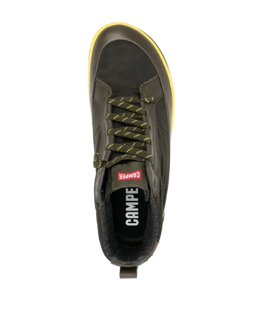 Camper Black Peu Pista Gm High-Top Sneakers for men