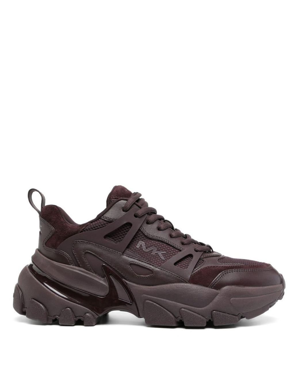 Michael kors brown logo sneakers hotsell
