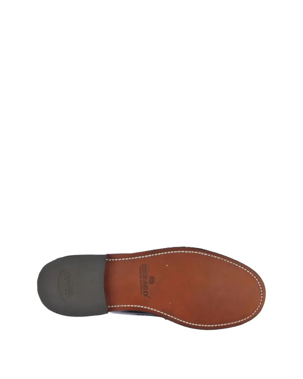 Sebago White Dan Leather Loafers