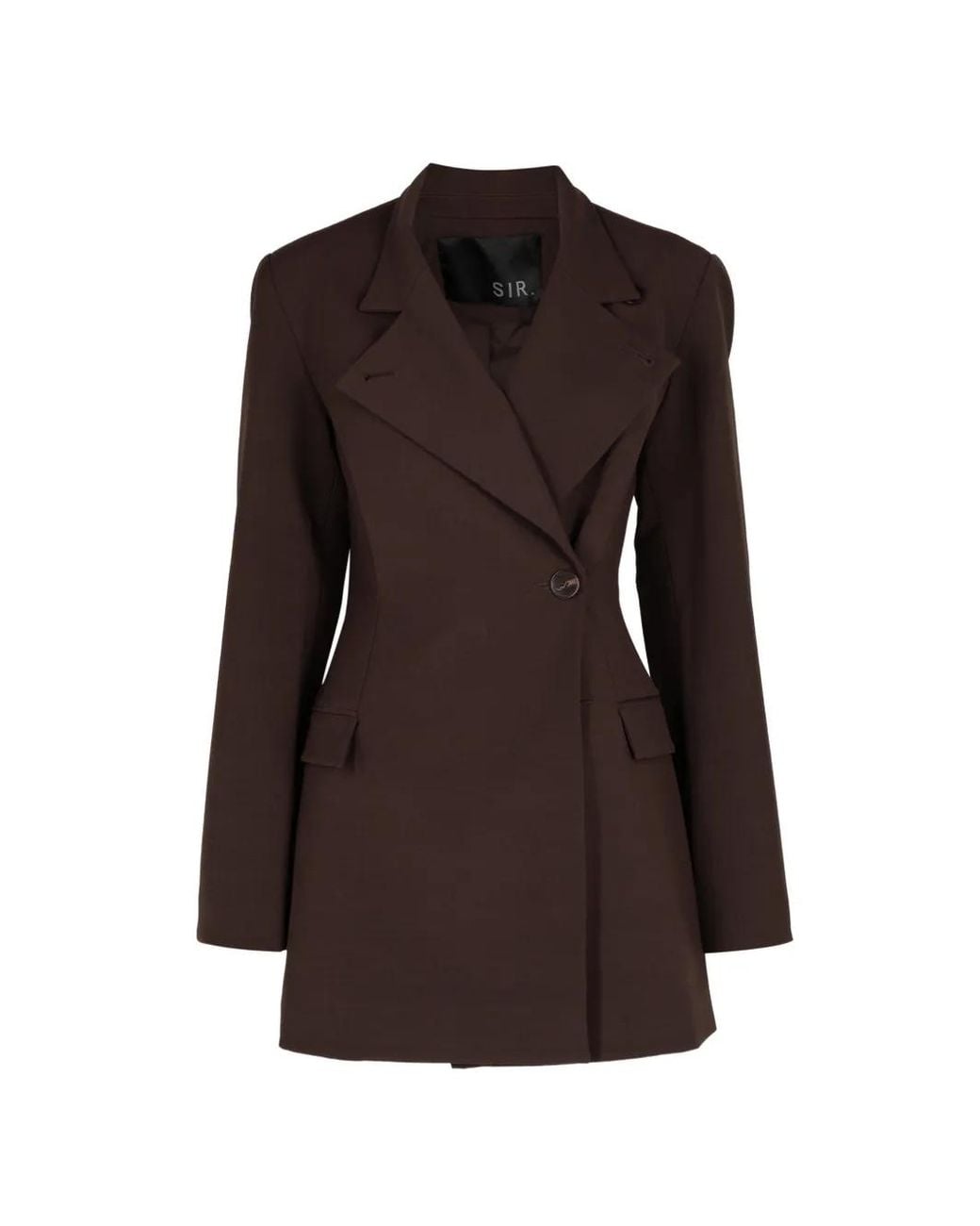 Sir Brown Tailored Mini Dress
