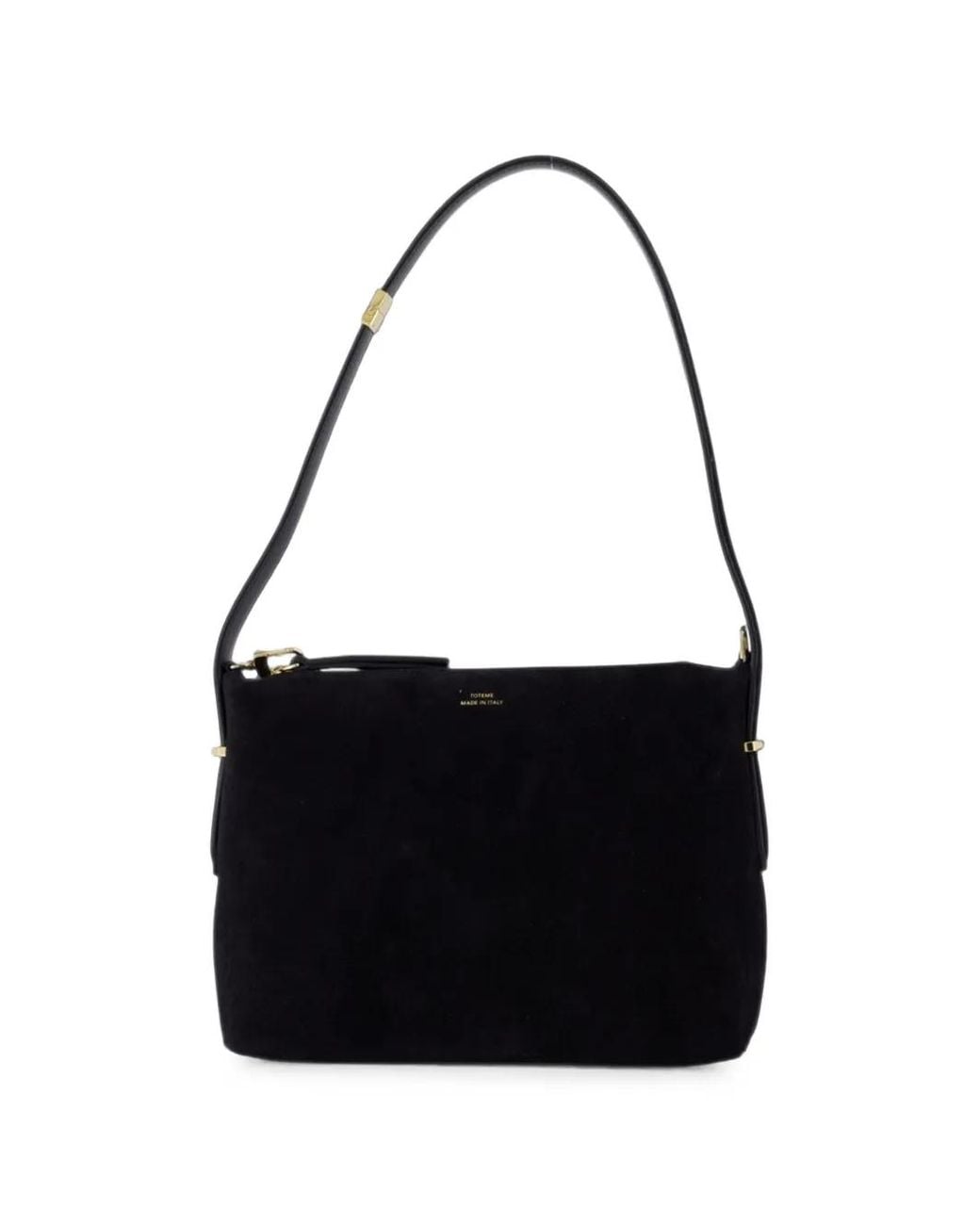 Totême Black Suede Tote Bag