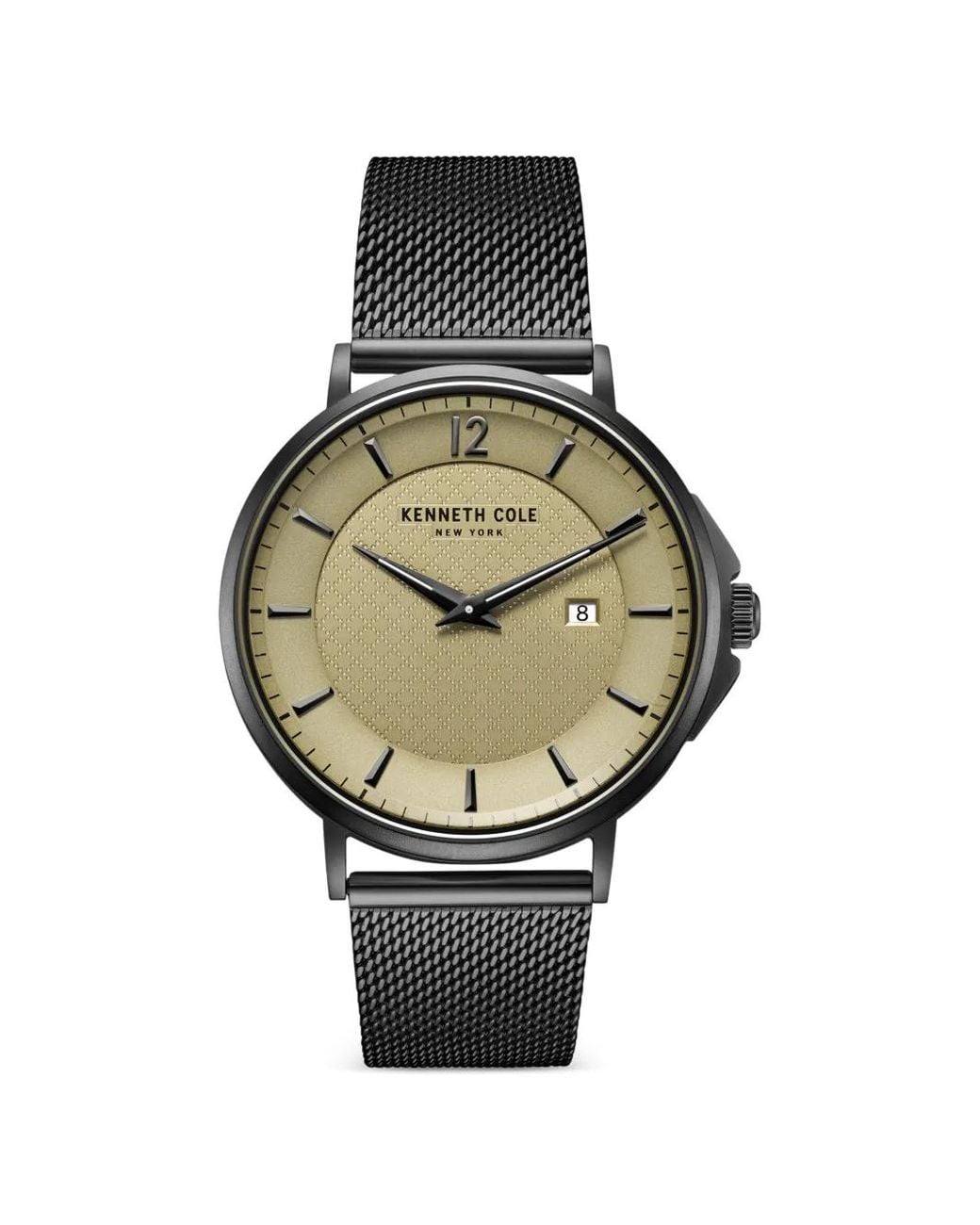 Kenneth Cole Gray Montre À Détail De Logo Mm for men