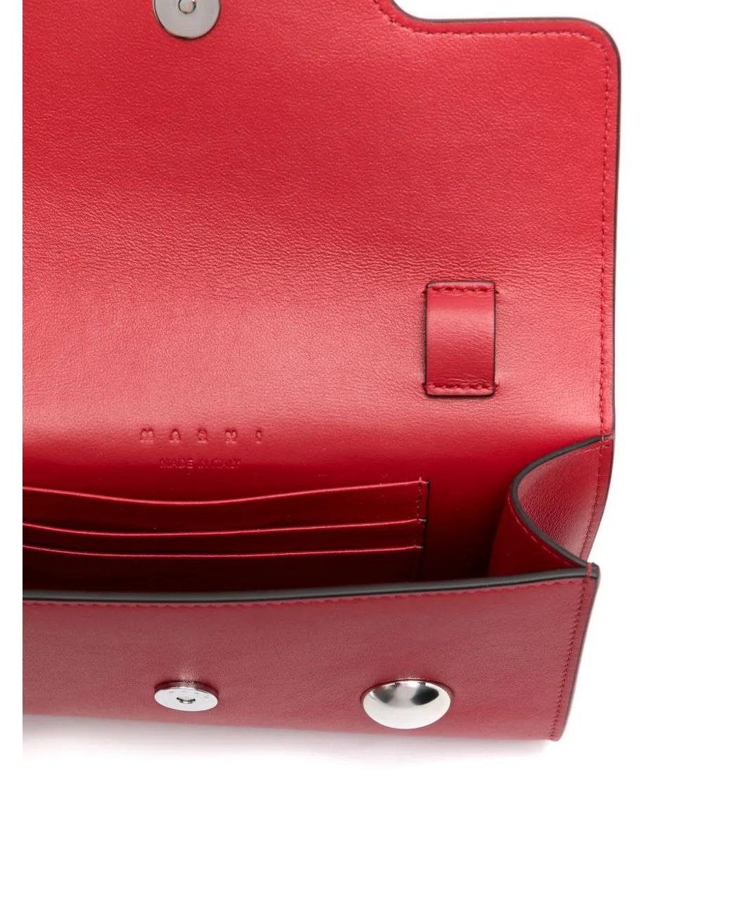 Marni Red Trunkaroo Satchel-Tasche