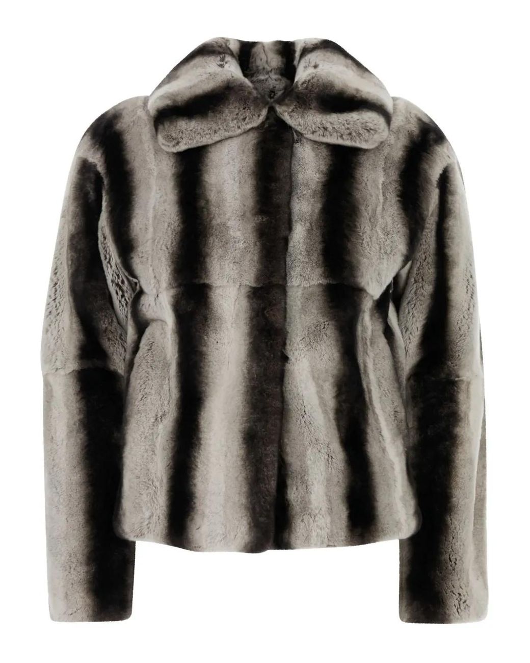 Chaqueta A Rayas Yves Salomon de color Black
