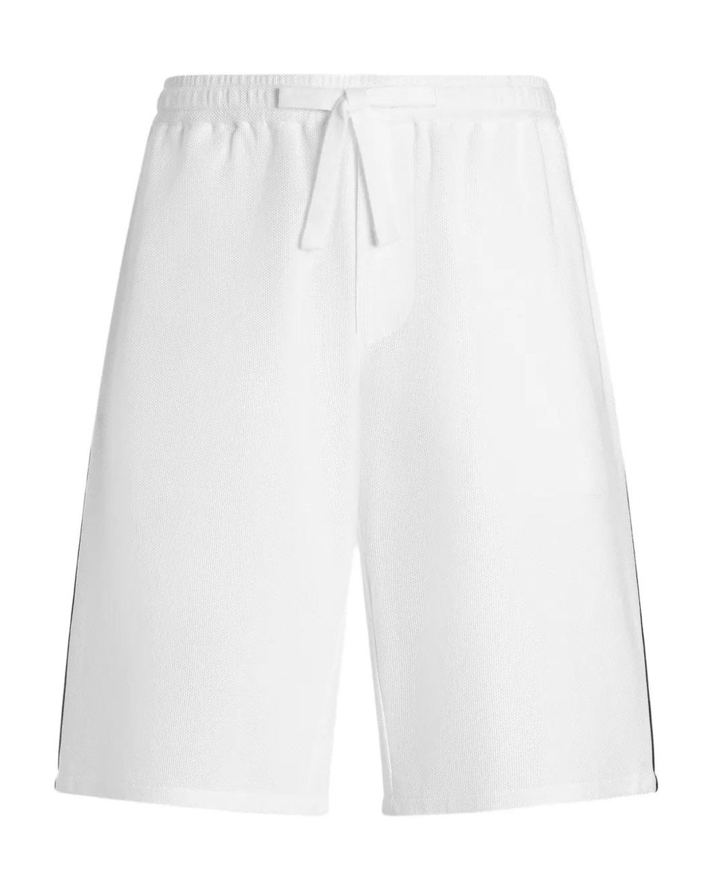 Dolce & Gabbana White Short Pantalone for men