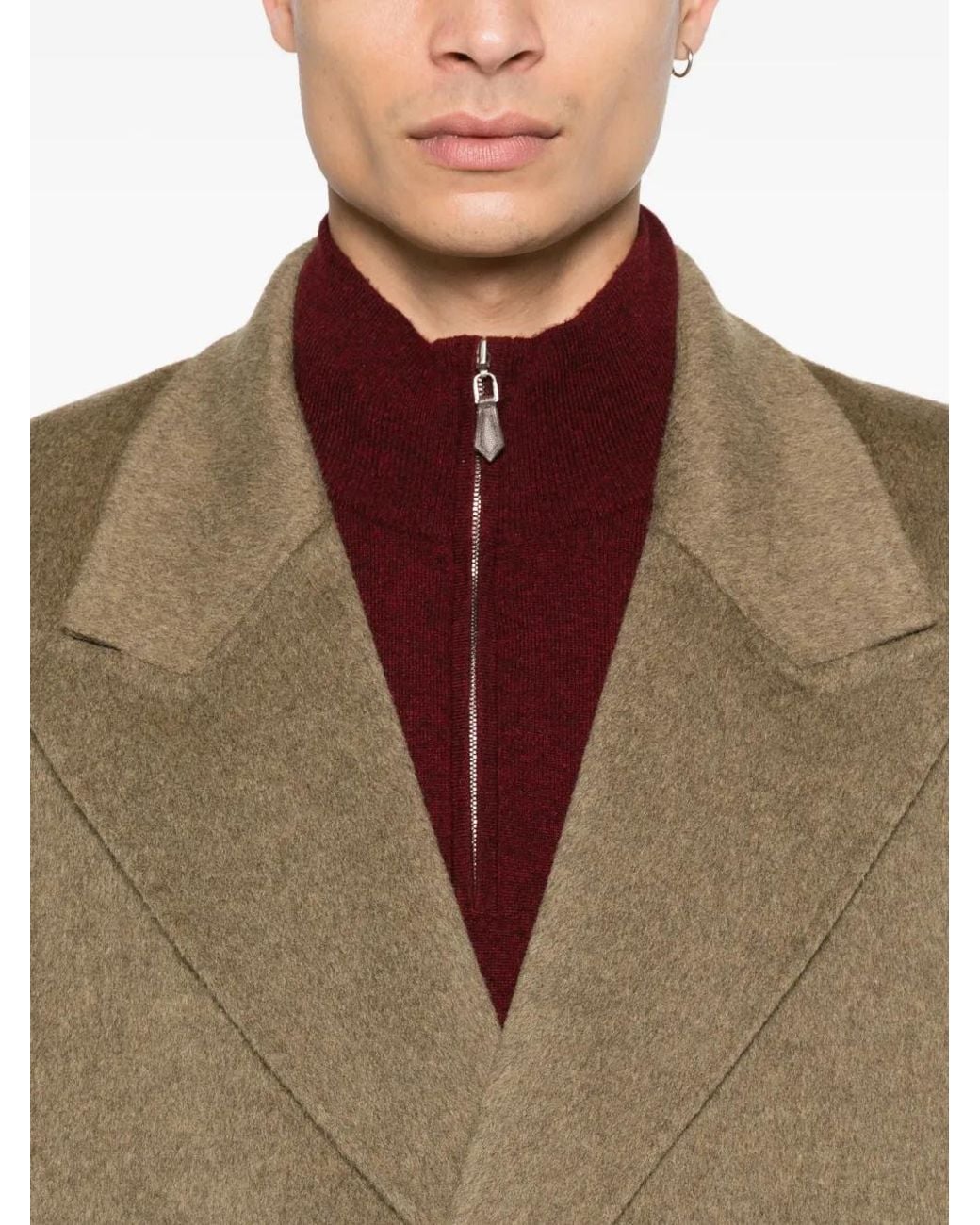 Séfr Natural Tetsu Pocket Single-Breasted Coat for men
