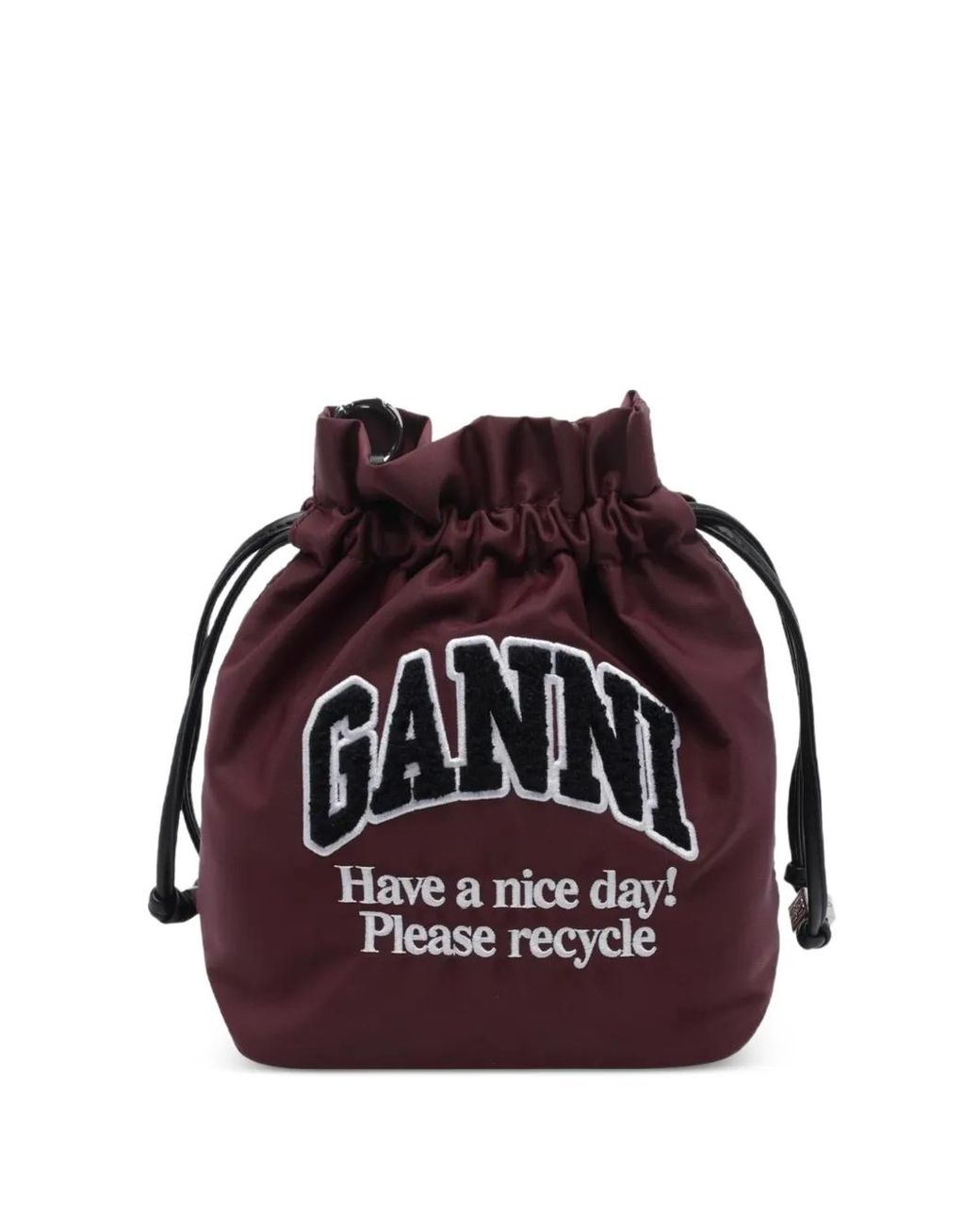 Ganni Red Bucket Bags
