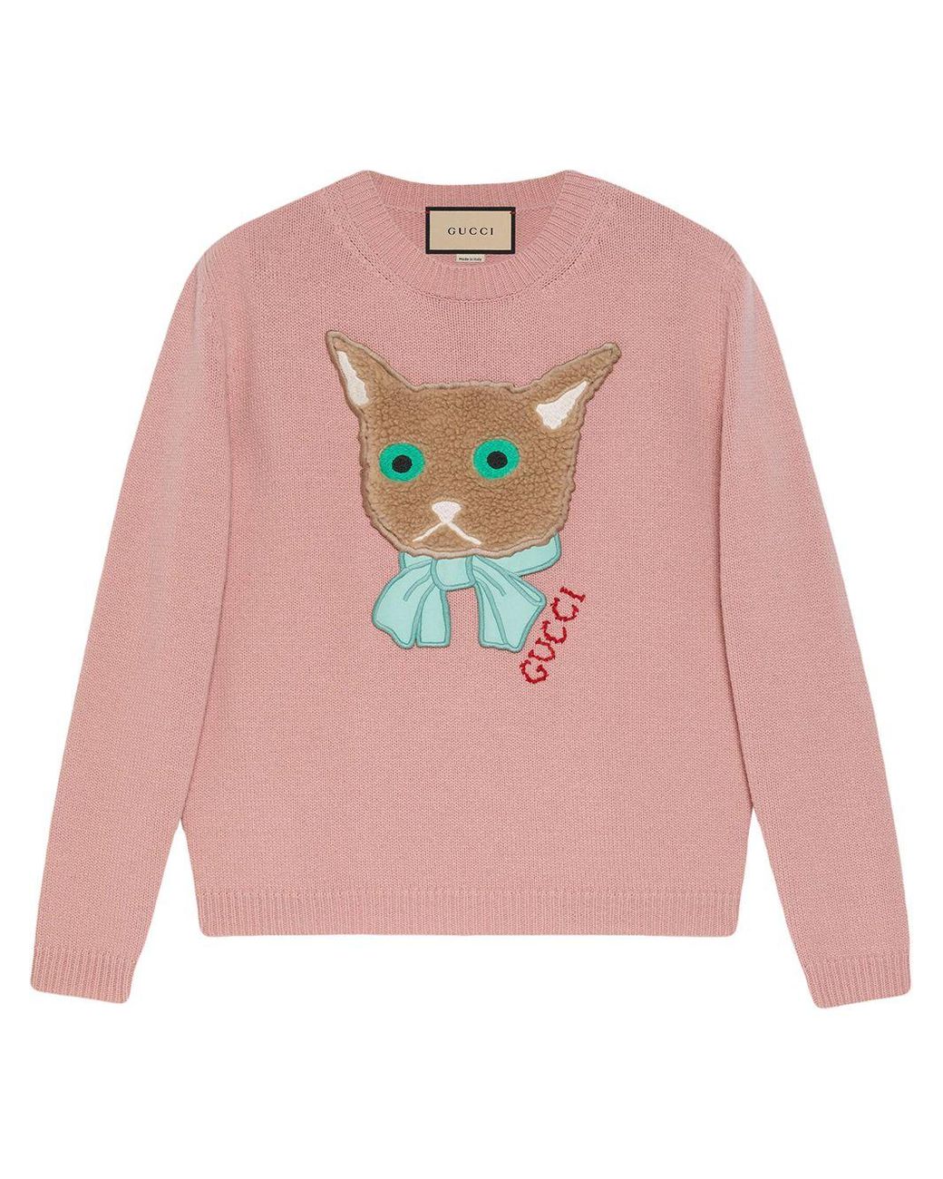 pink cat jumper
