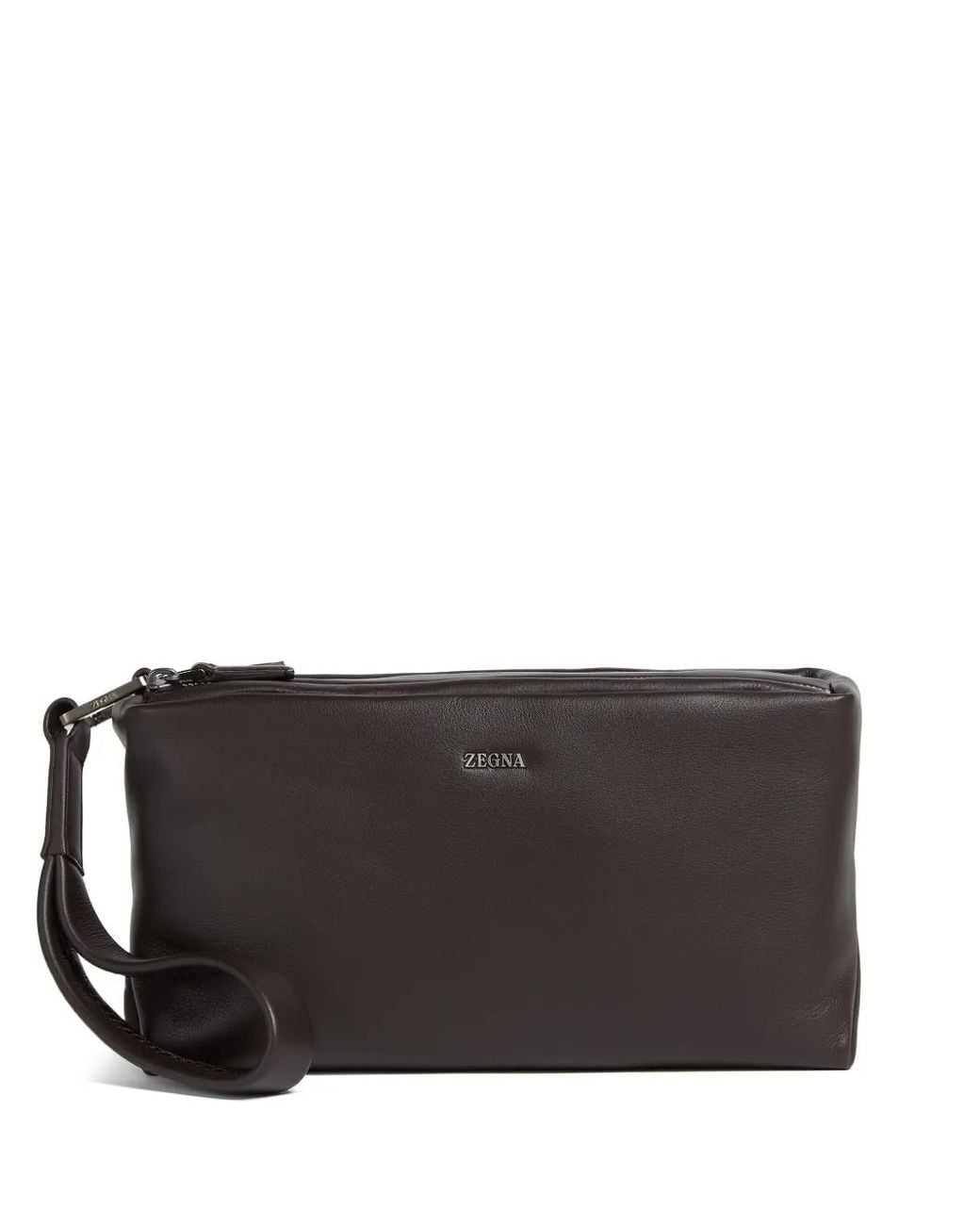 Zegna Black Secondskin Softy Pouch for men