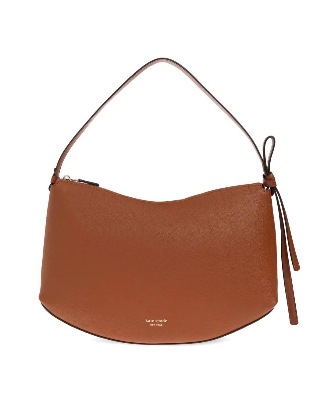 Kate Spade Brown Textured Leather Tote Bag