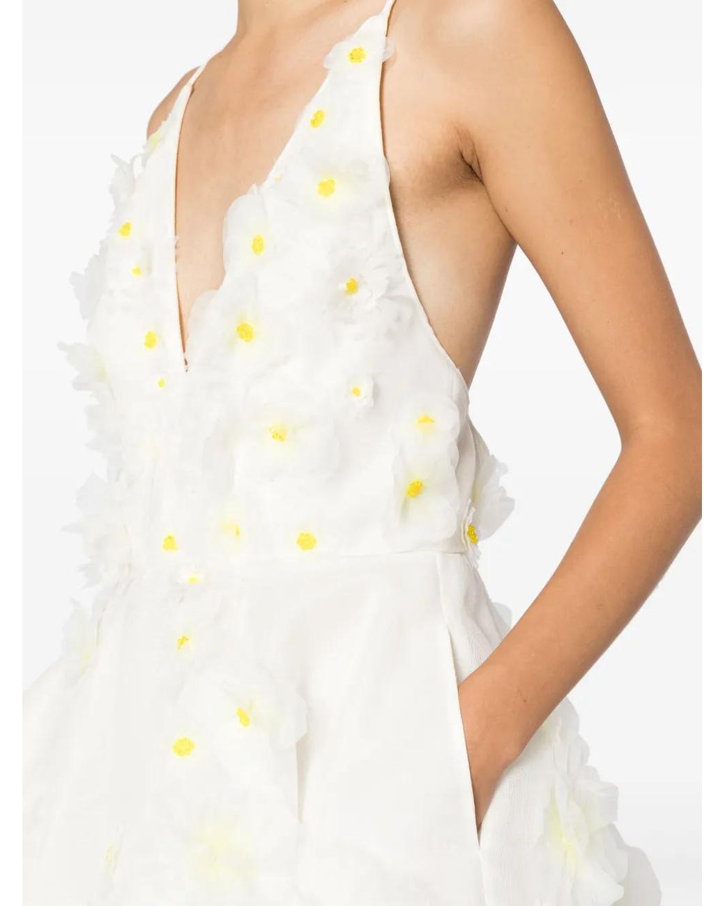 Zimmermann White Matchmaker Daisy Mini Dress