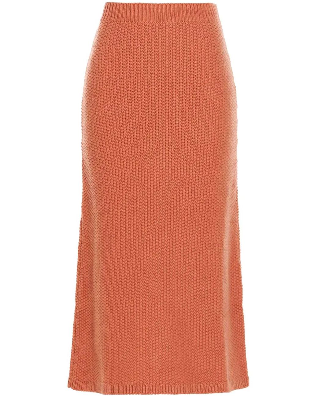 Chloé Gebreide Maxi-Rok in het Orange