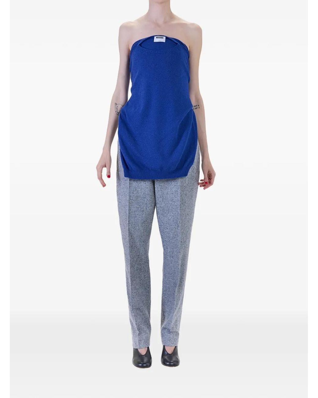 Moschino Blue Top Pullover
