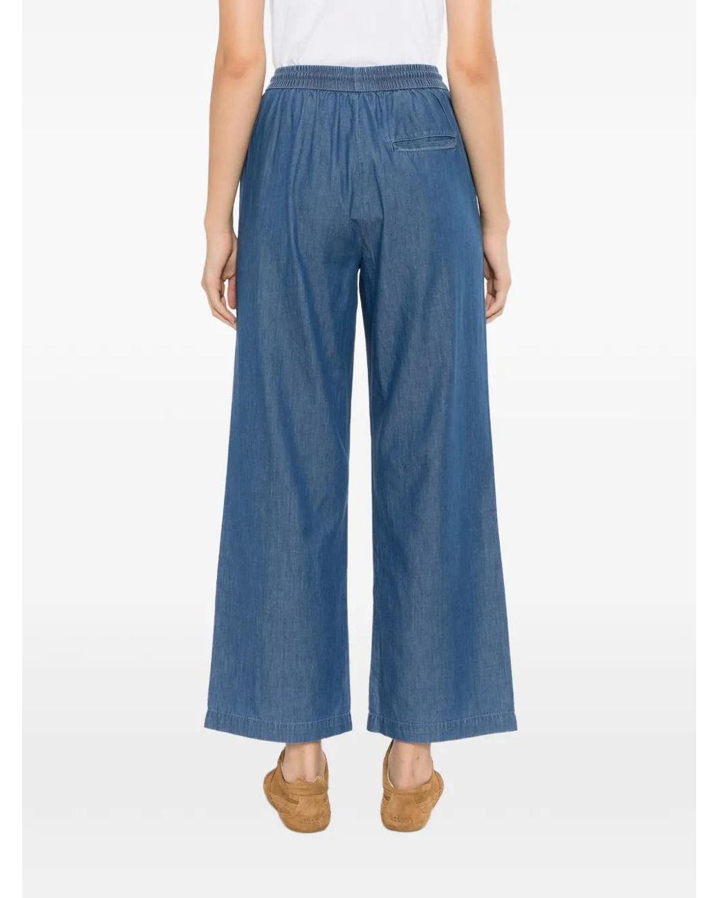 SPORT b. by agnès b. Blue Chambray Pants