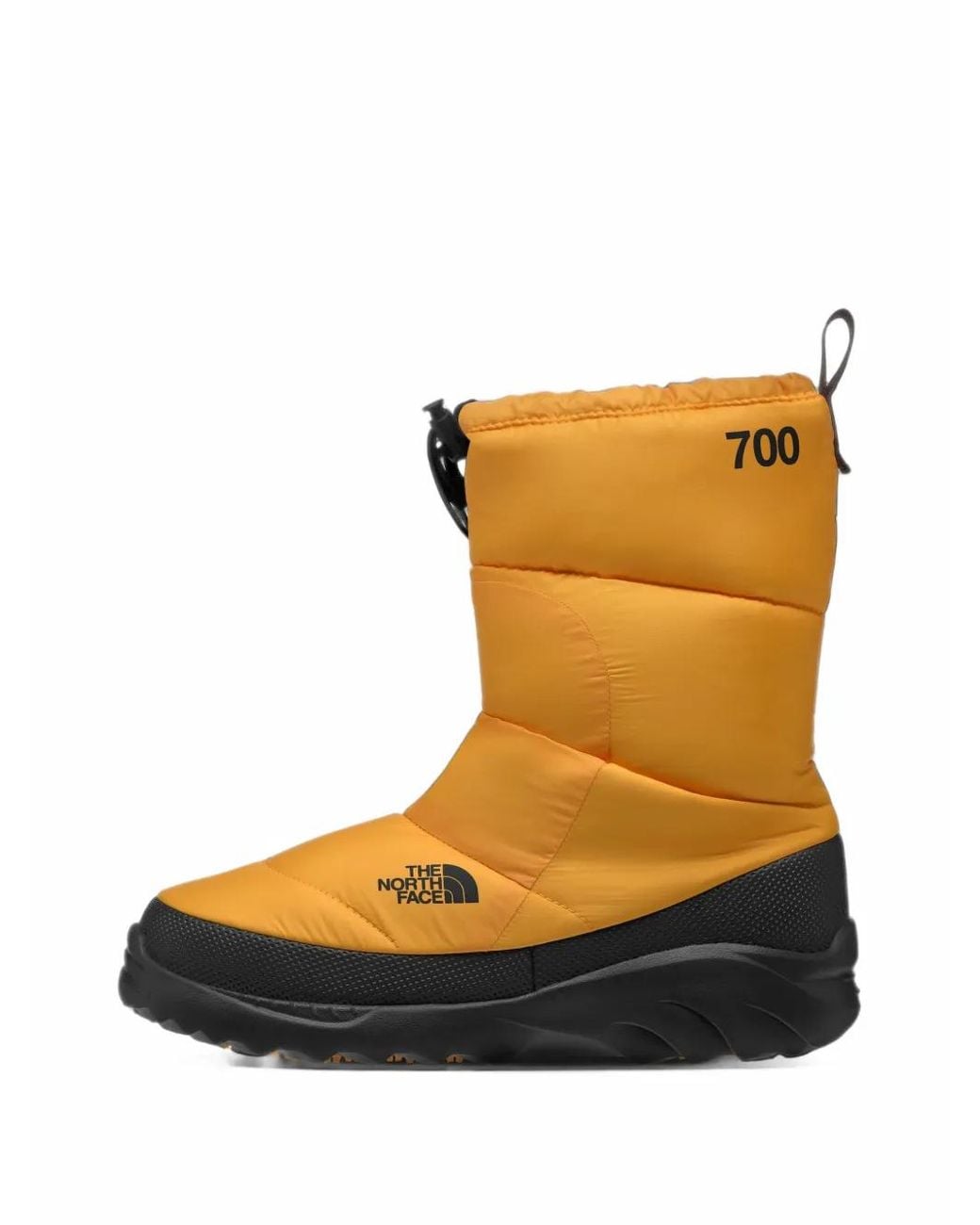 The North Face Orange Nuptse Traction Boots for men