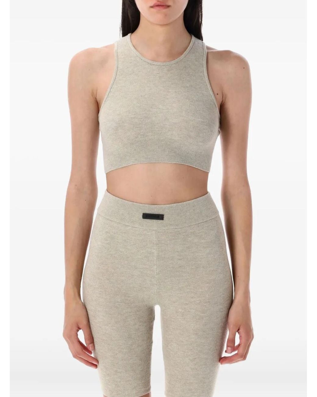 Fear Of God Natural Crew-Neck Ribbed Tank Top
