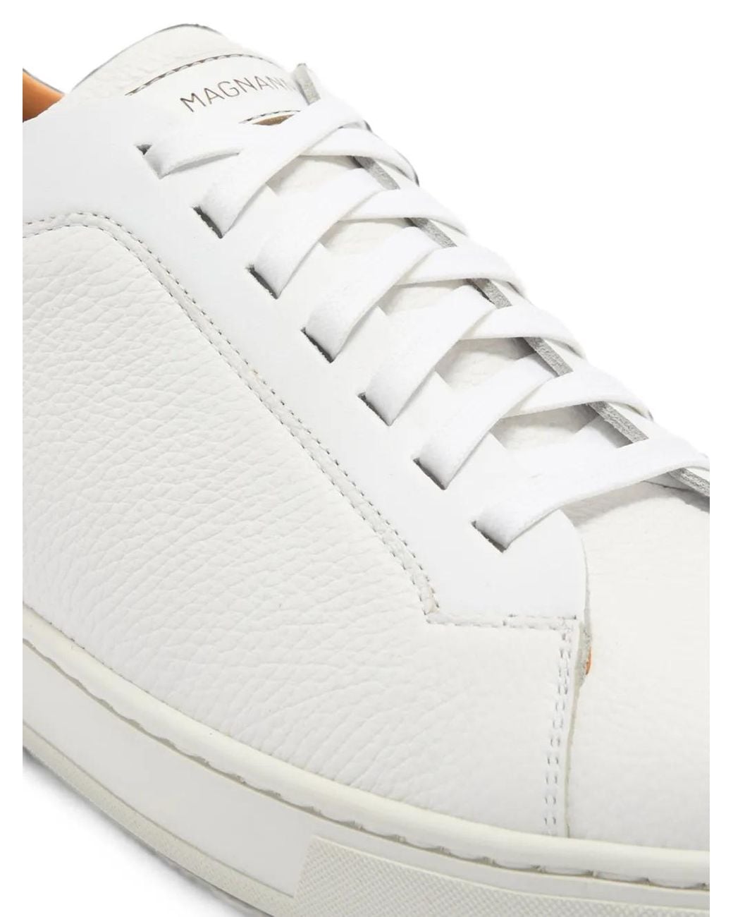 Magnanni Shoes White Amadeo Sneakers for men