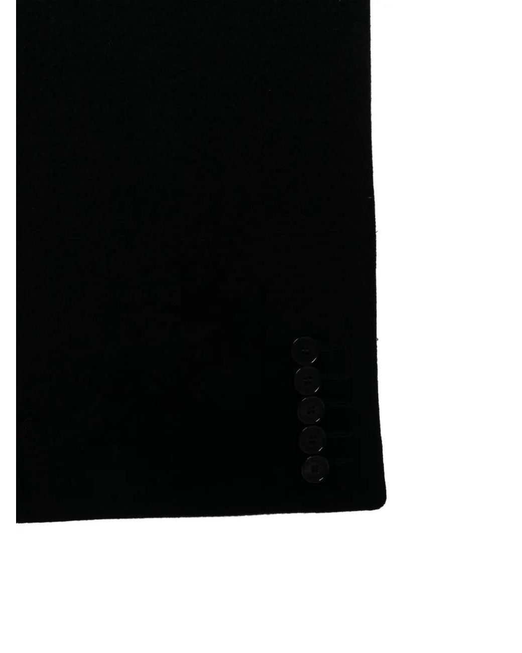 ALAINPAUL Black Pocket Wool Scarf