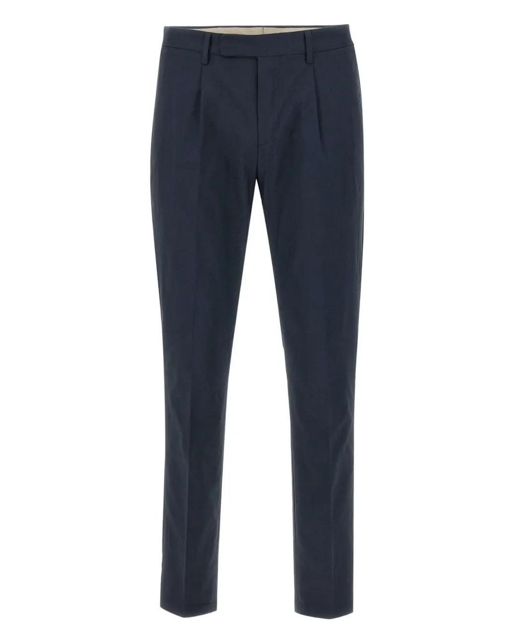Devore Plissierte Hose in Blue für Herren