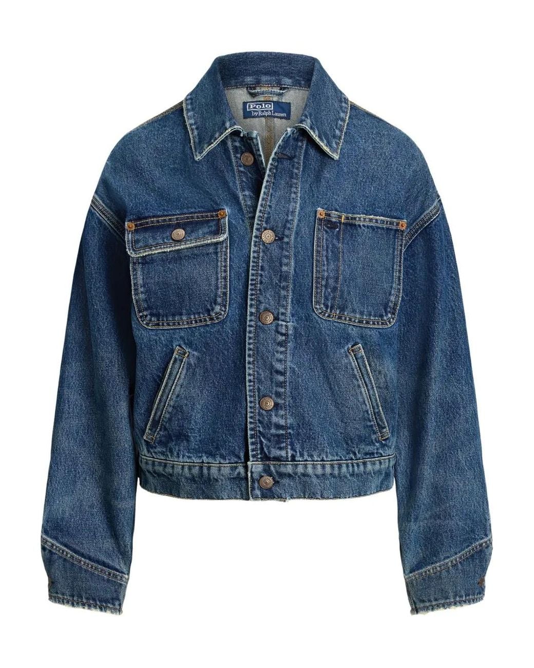 Polo Ralph Lauren Blue Button-Fastening Denim Jacket