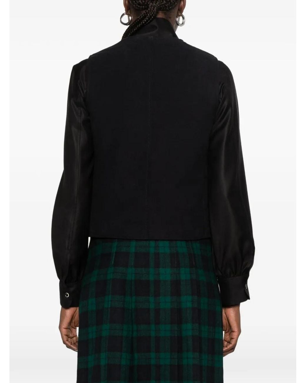 Capalbio Black Arno D Button-Up Gilet