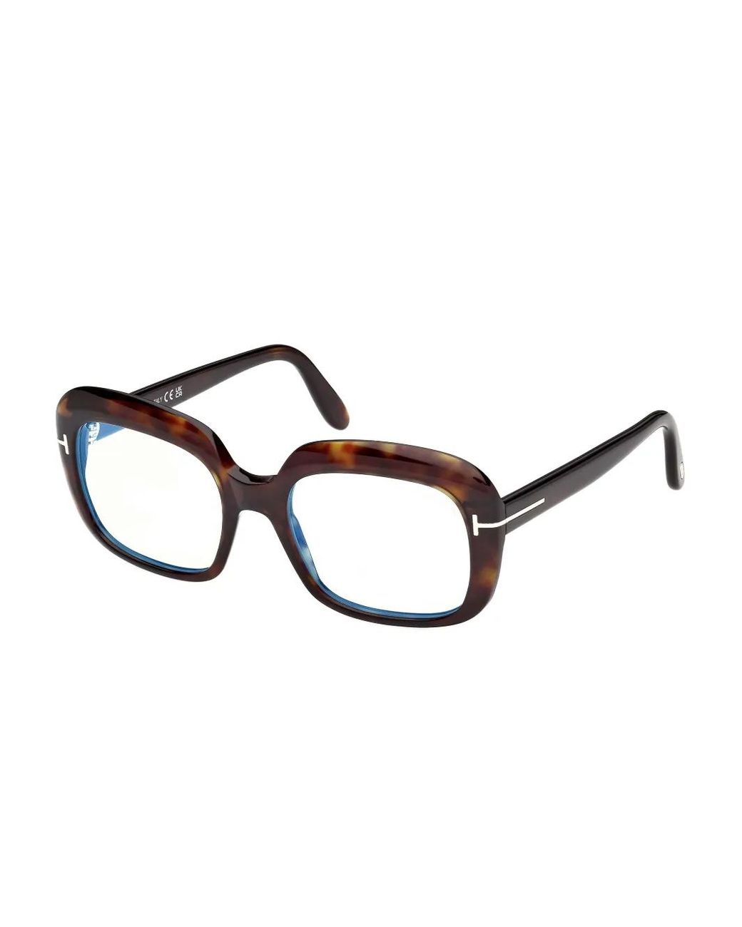Tom Ford Brown Square-Frame Glasses
