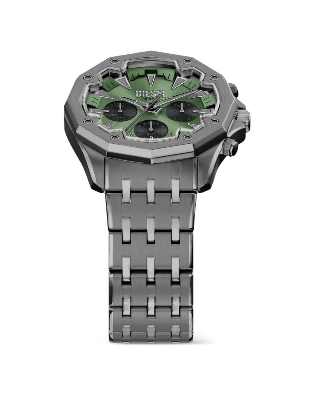 DIESEL Gray Stinger Chronograph 46Mm Watch for men
