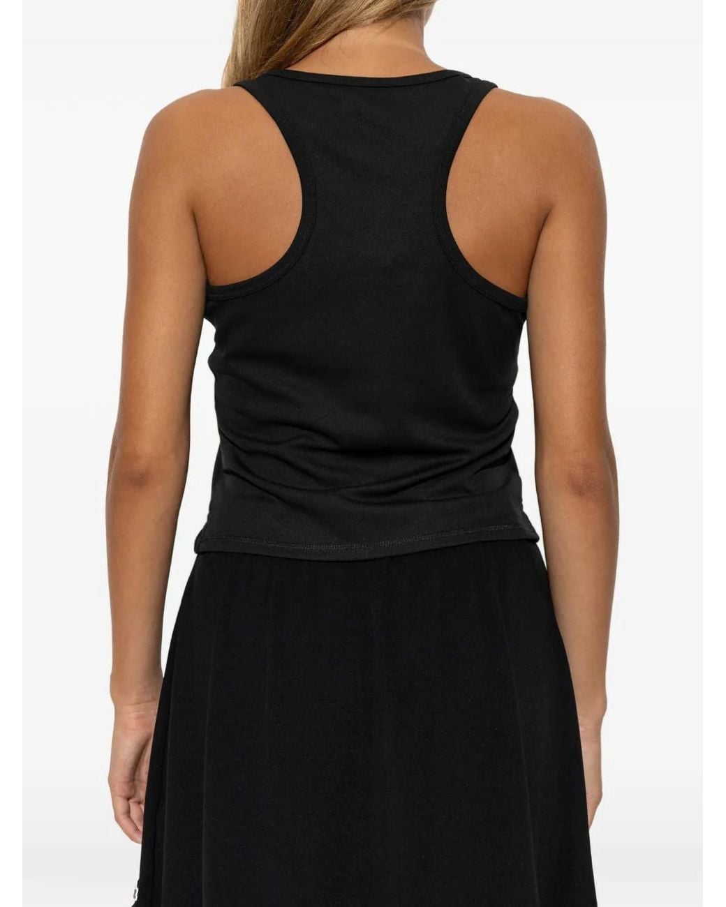 Lacoste Black Sport Ultra-Dry Uv-Protect Tank Top