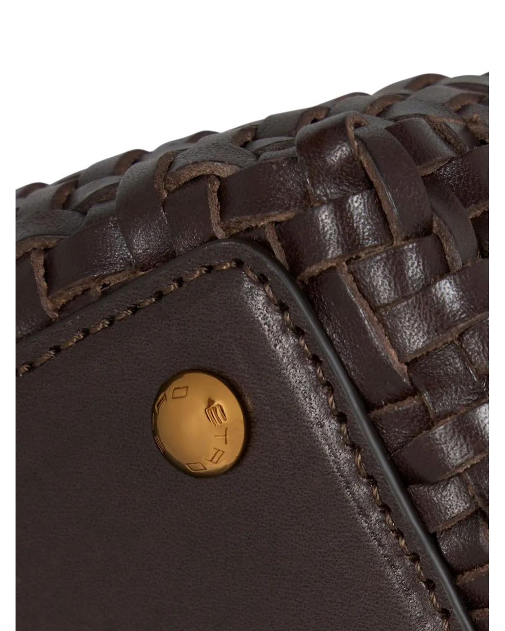 Etro Black Small Woven Vela Bag