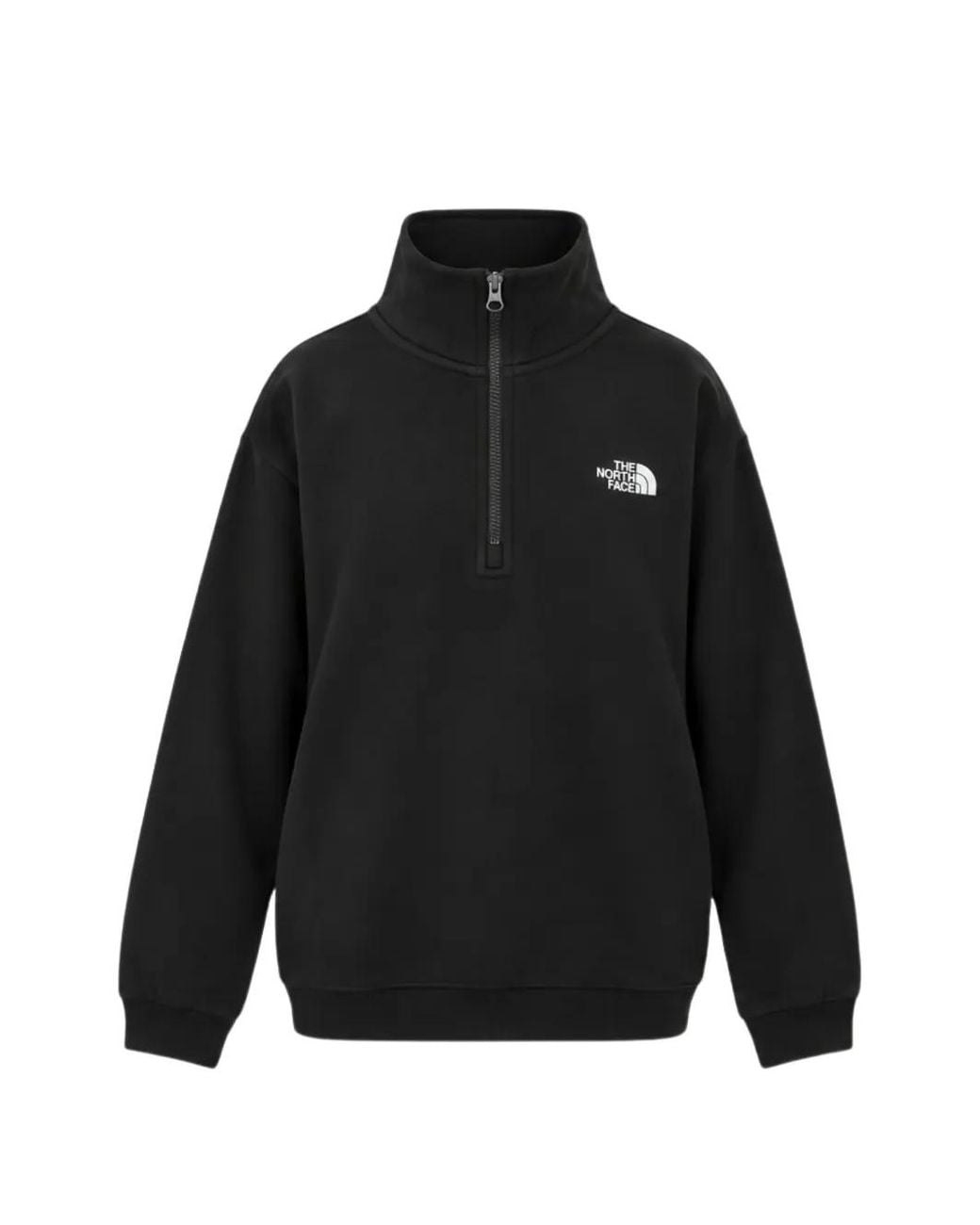 The North Face Black Evolution Simple Dome Regular ¼ Zip for men