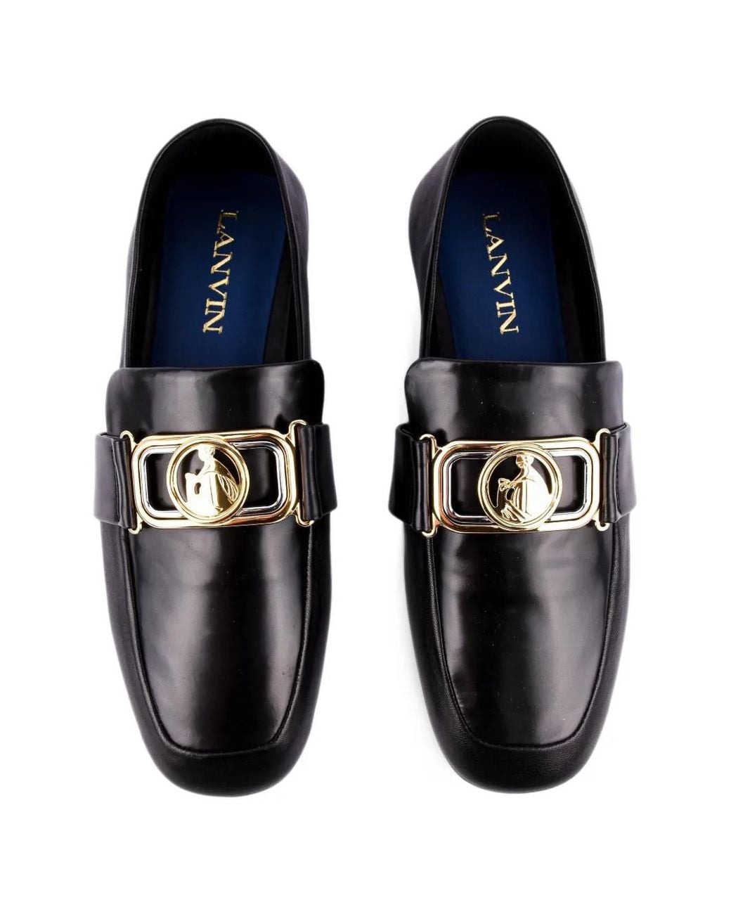Lanvin White Mother And Daughter Loafers