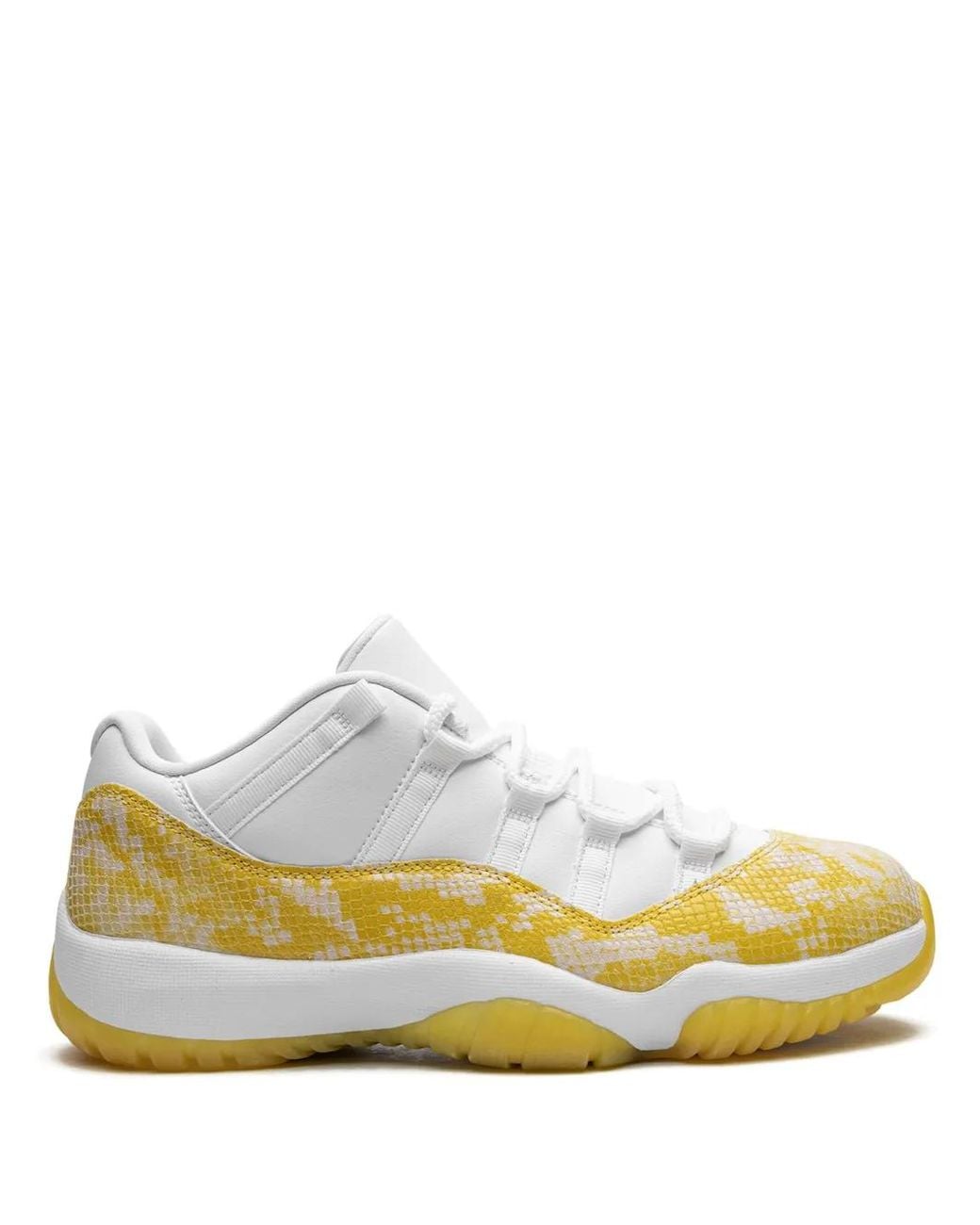 Nike White Air 11 Low Snakeskin" Sneakers