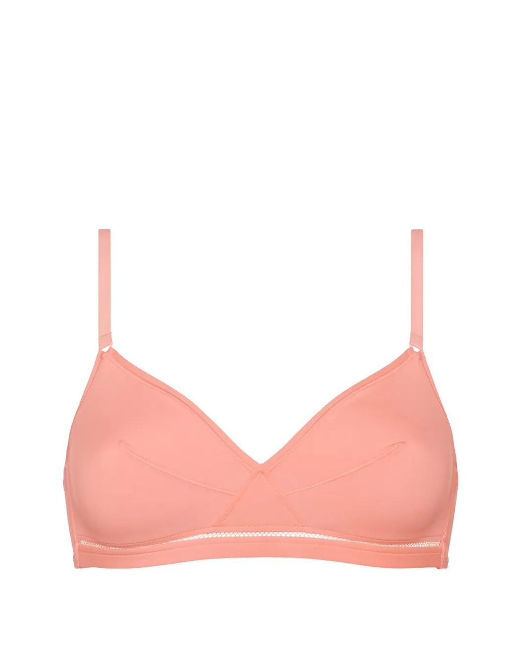 Eres Pink Lydia Soyeuse Wireless Triangle Bra