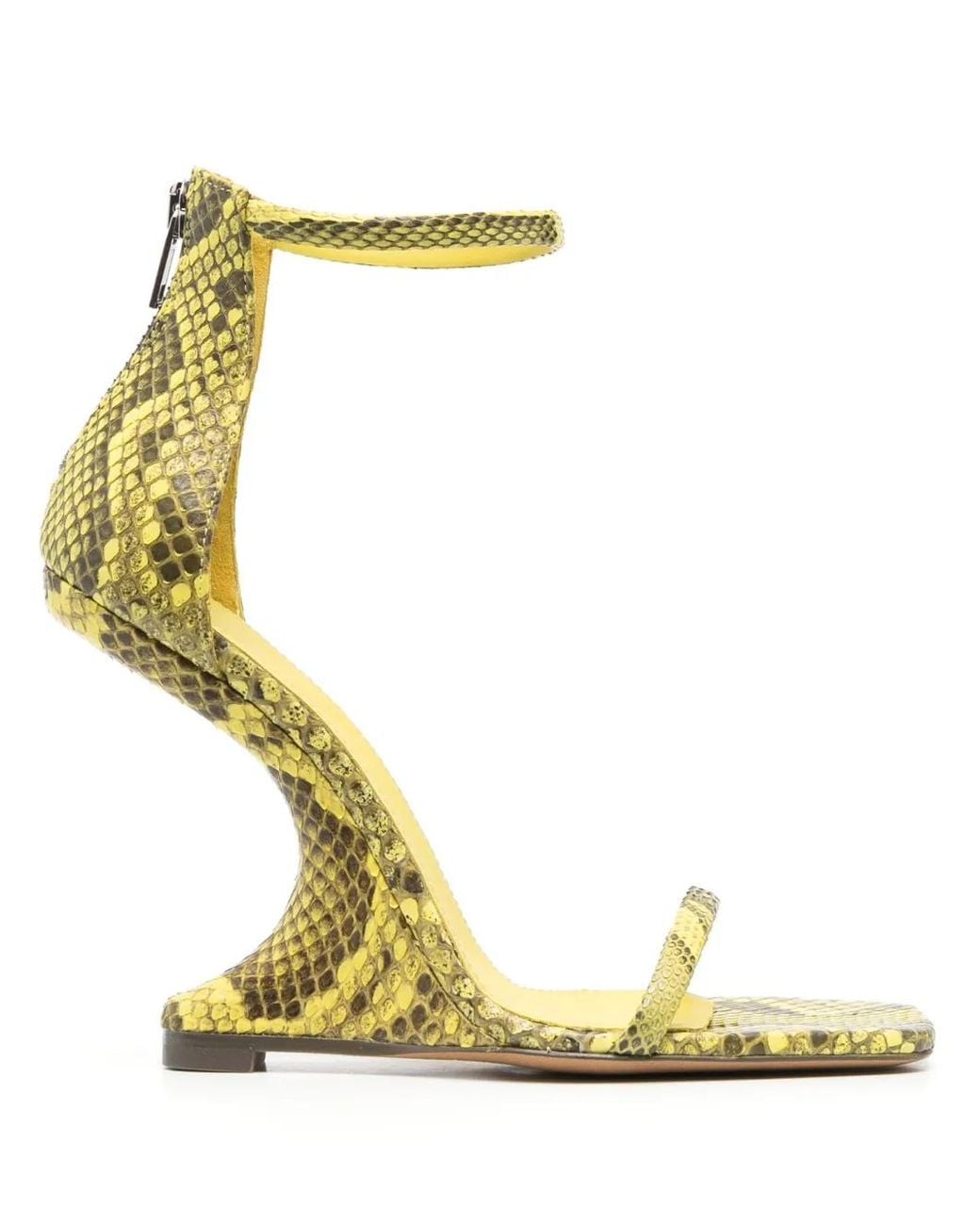 Rick Owens Metallic Cantilever 11 120Mm Leather Sandals