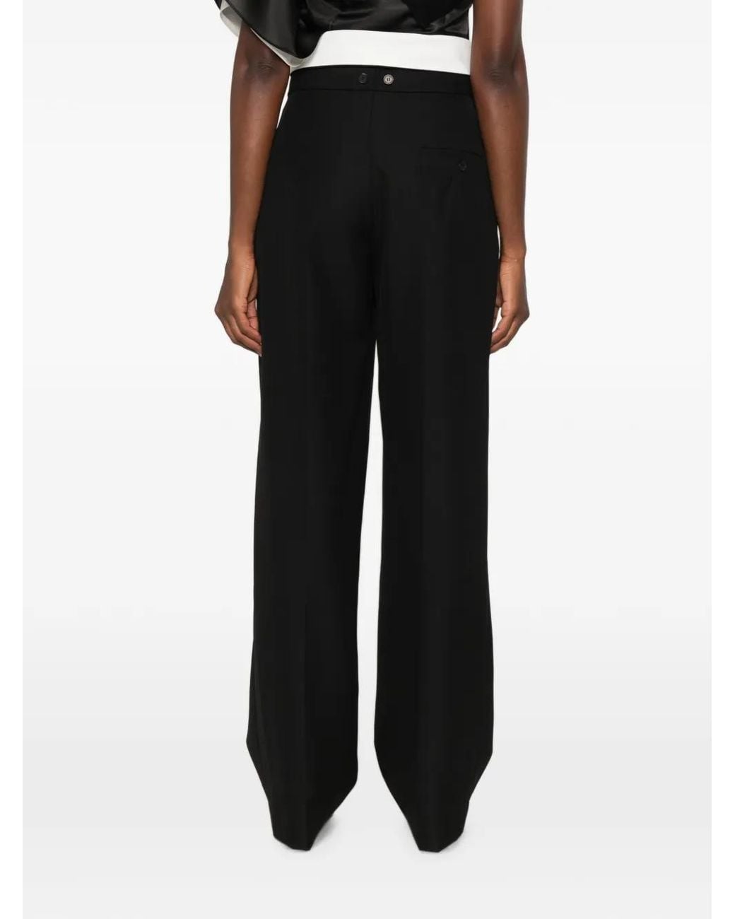 Carven Black Side-Pockets Trousers