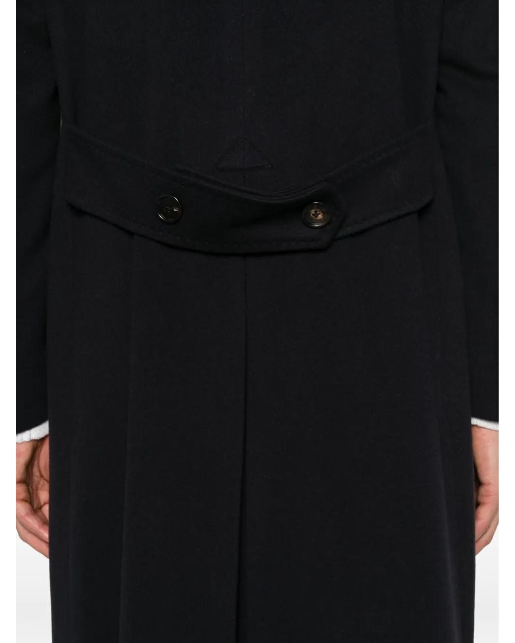 Abrigo Con Botones Corneliani de hombre de color Black