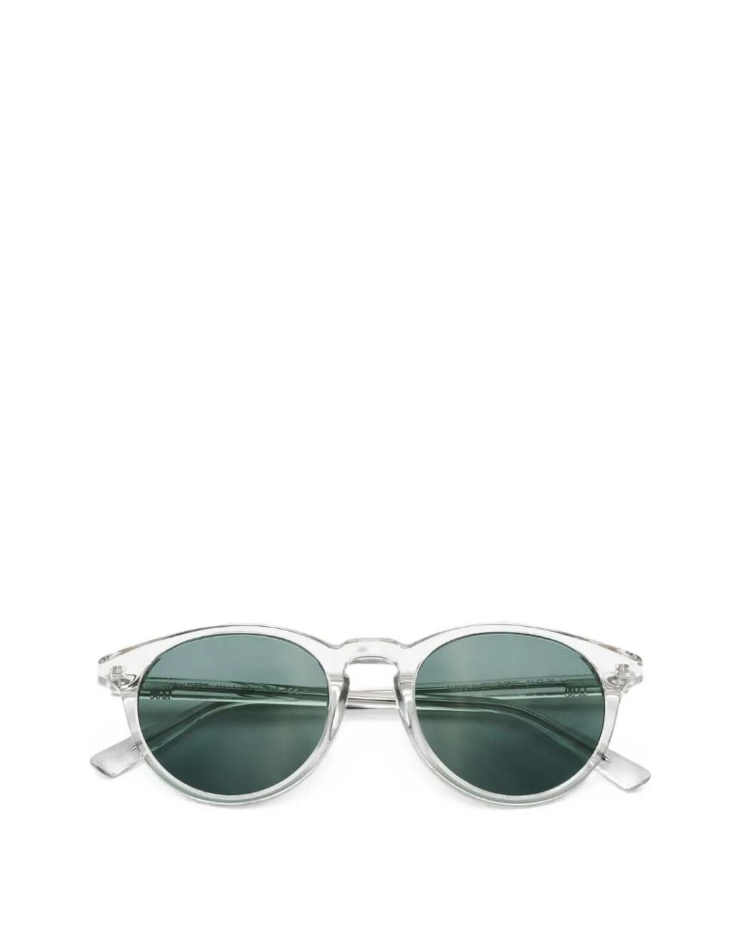 Messyweekend Blue Newdepp Round-Frame Sunglasses
