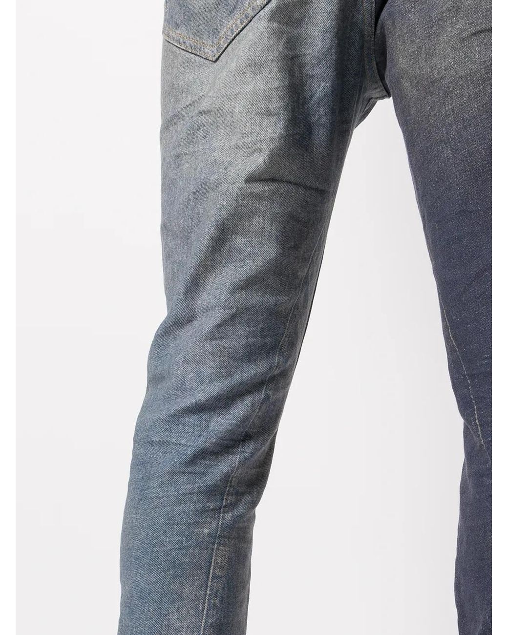 Purple Brand Blue Low-Rise Slim Fit Jeans for men