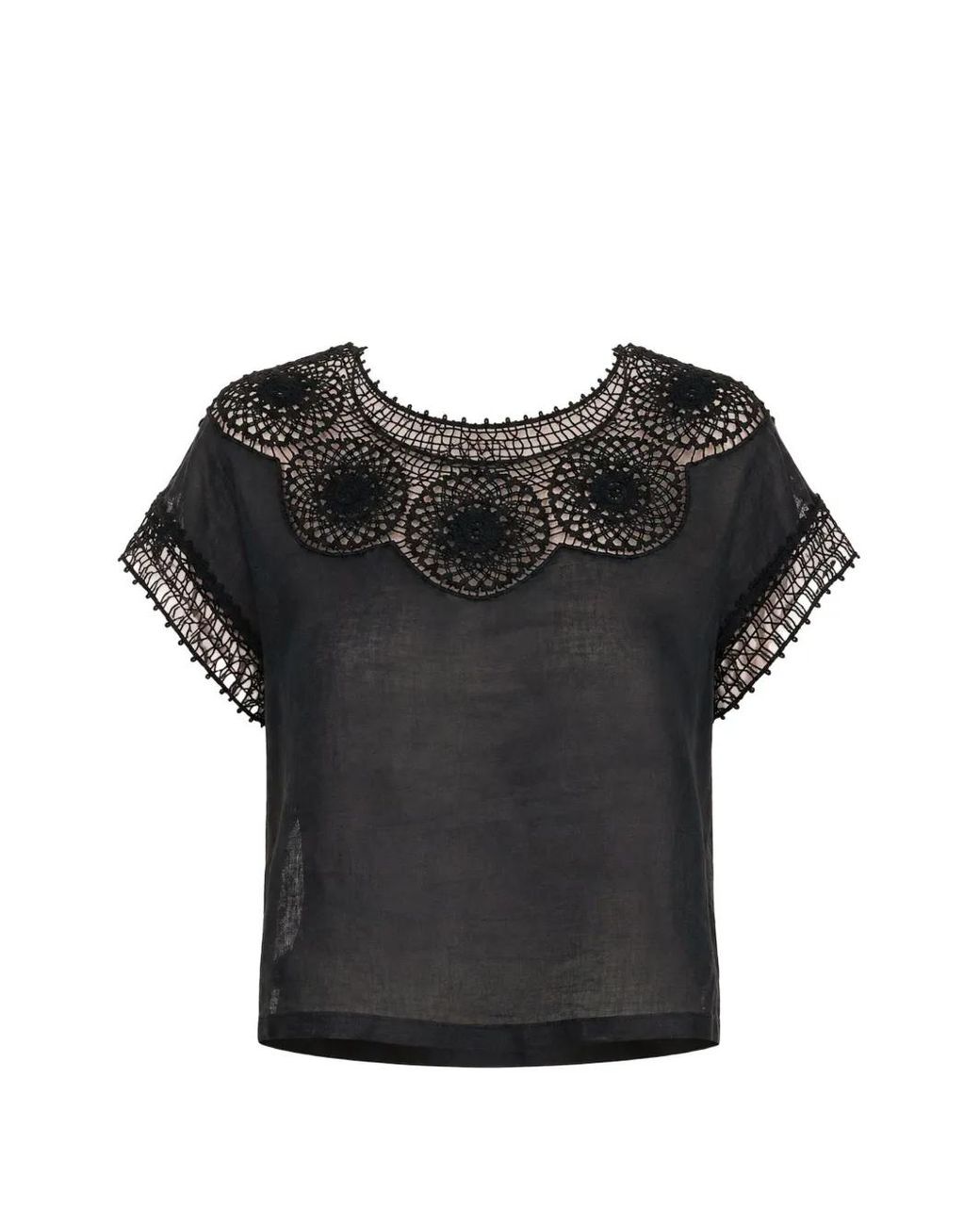 Nili Lotan Black Caila Blouse