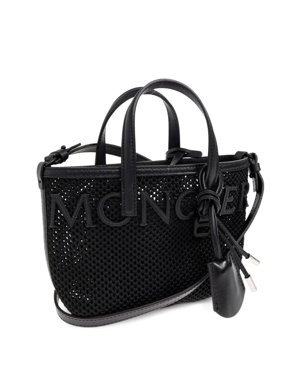 Moncler Black Very Mesh Tote Bag
