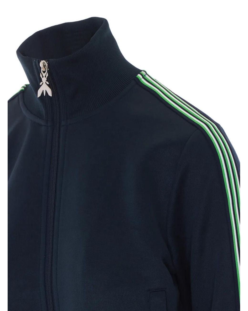 Patrizia Pepe Blue Side-Stripe Track Jacket