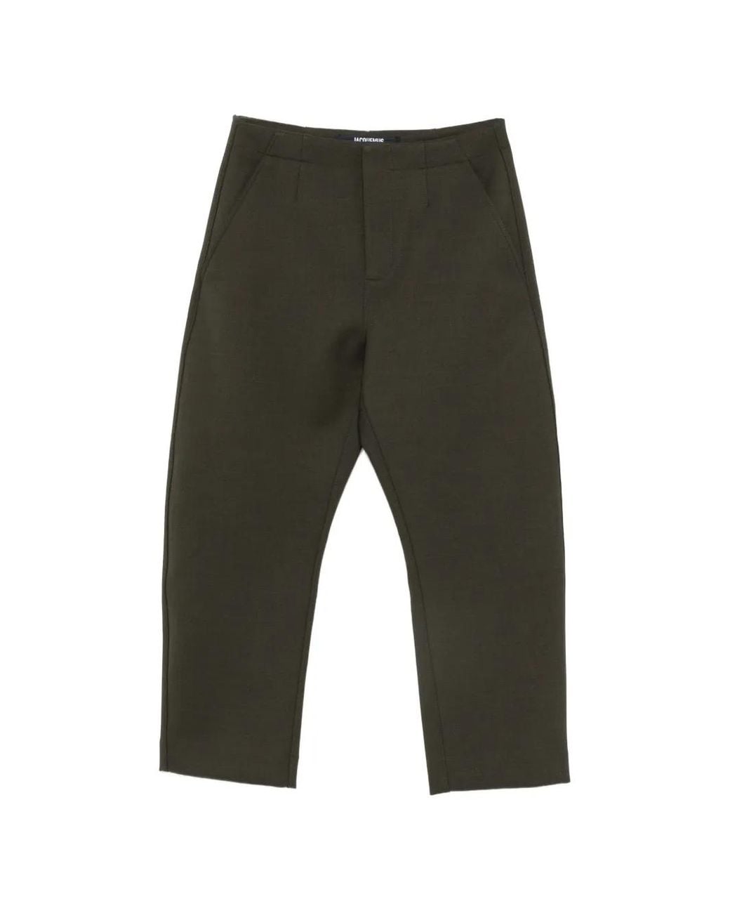Jacquemus Green Side-Pockets Trousers for men