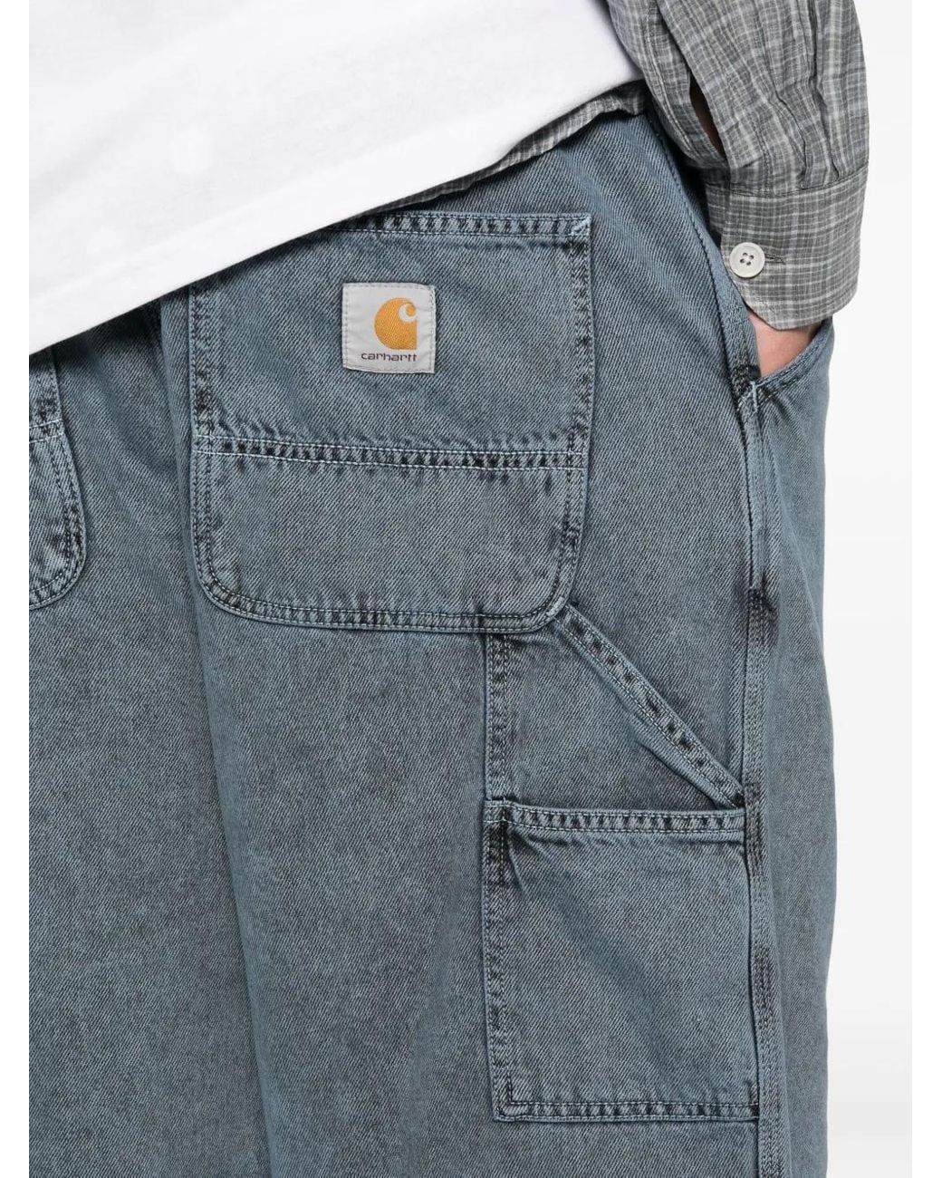 Carhartt Blue Evan Cotton Jeans for men