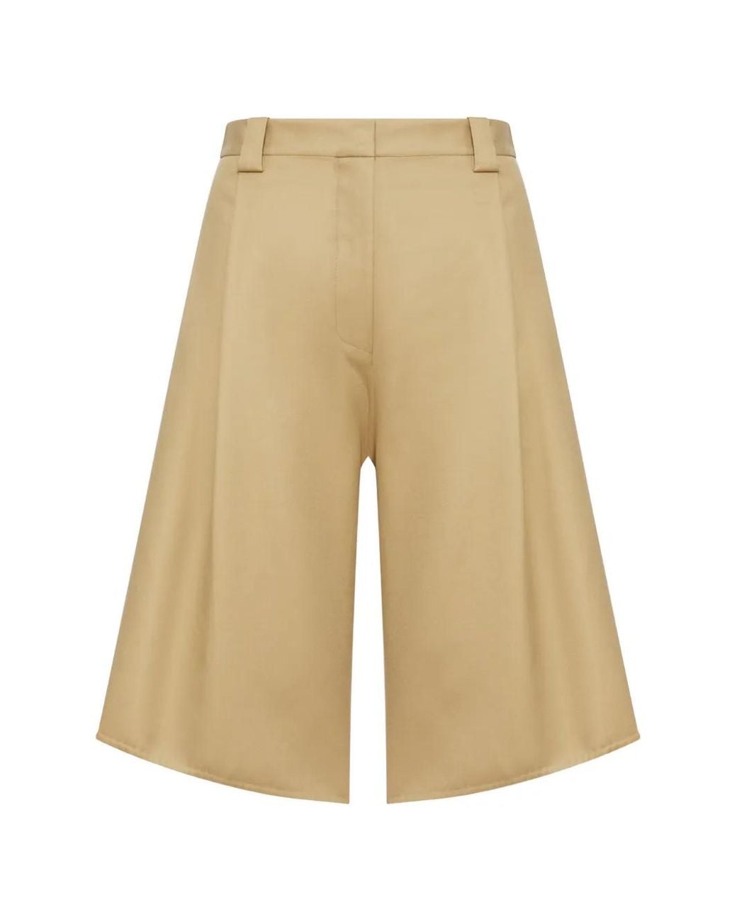 Balenciaga White Tulip Bermuda Shorts