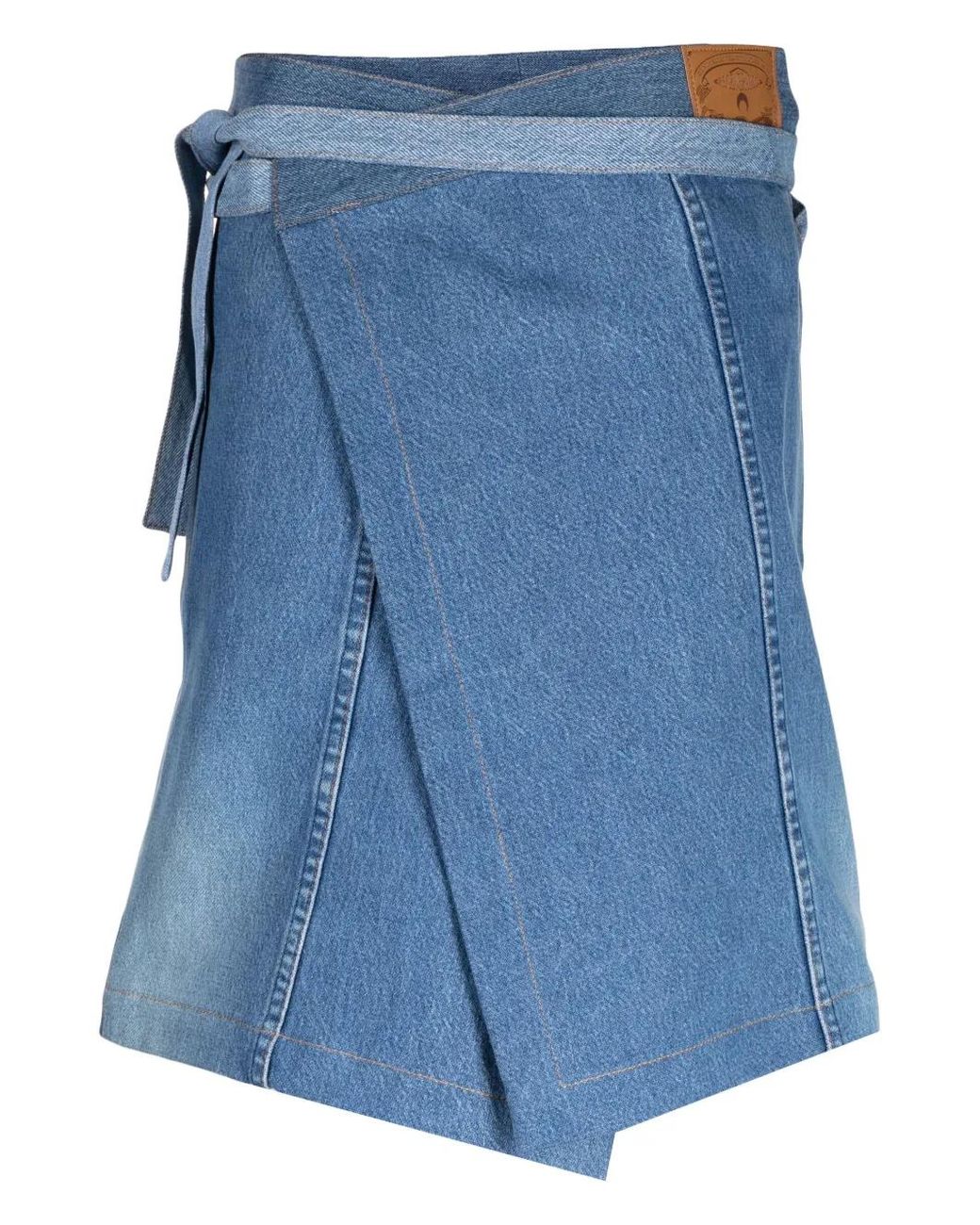MARINE SERRE Schort Met Monogram in het Blue voor heren