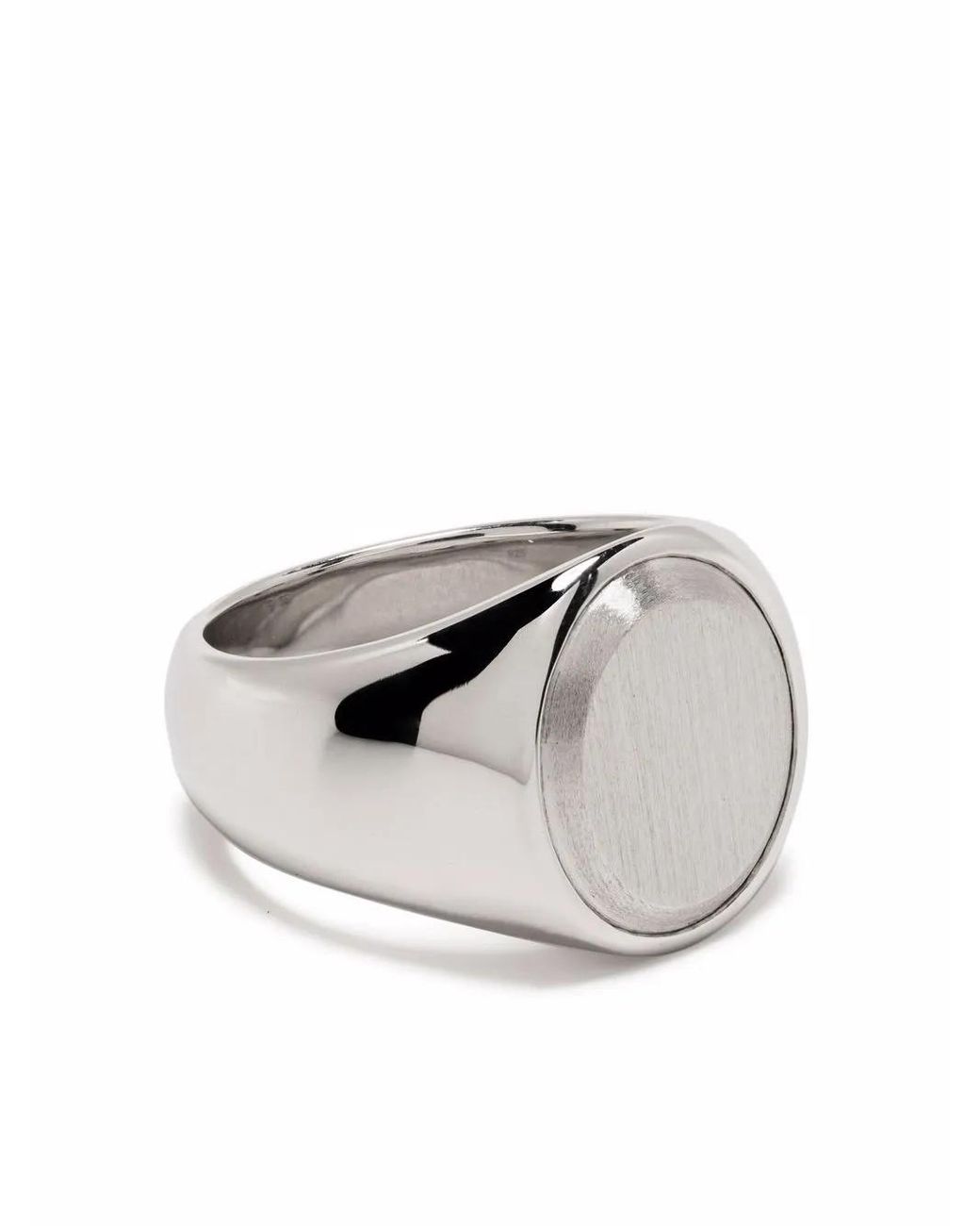 Tom Wood White Oval Top Ring