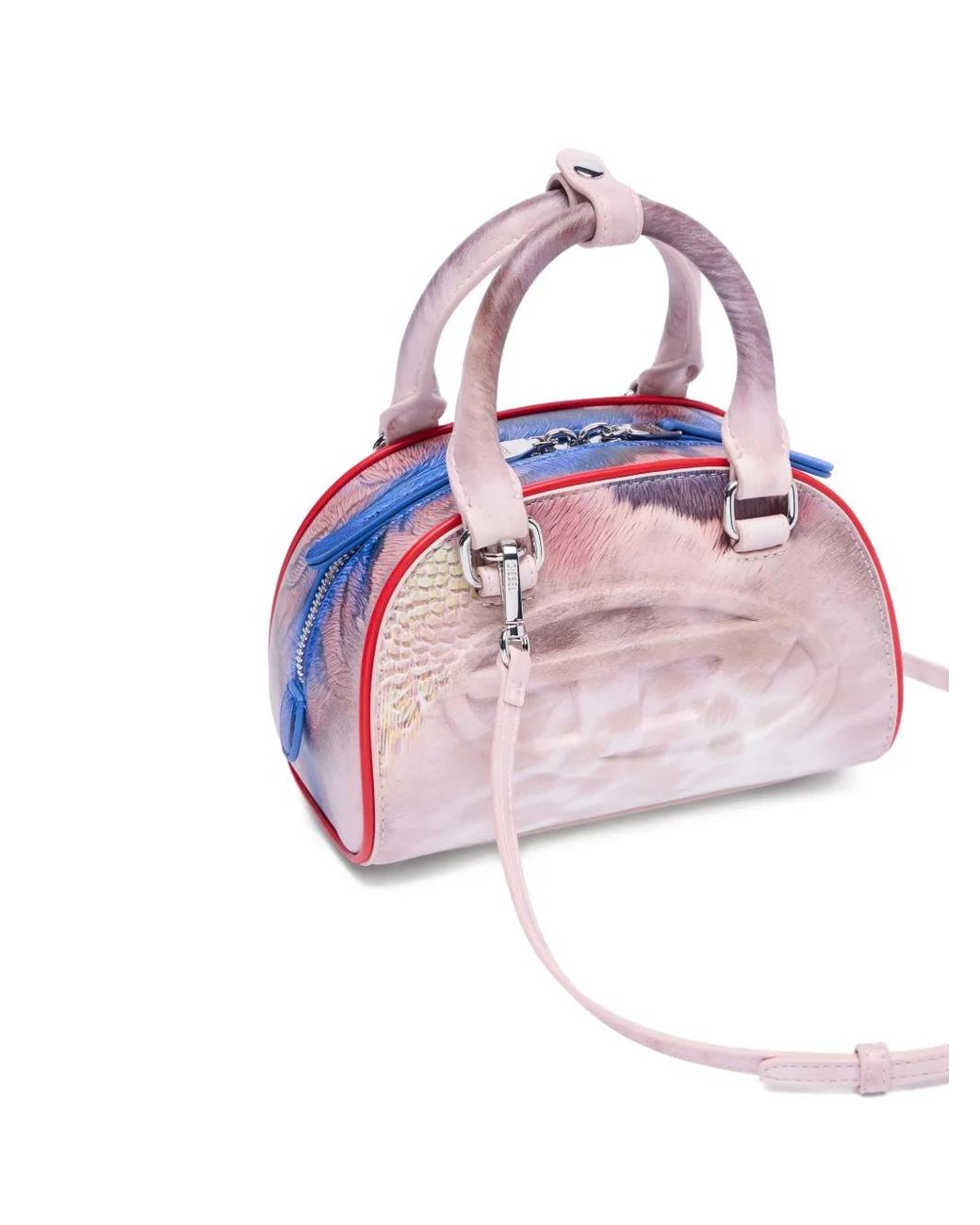 DIESEL Pink 1Dr Dome Embossed Tote Bag