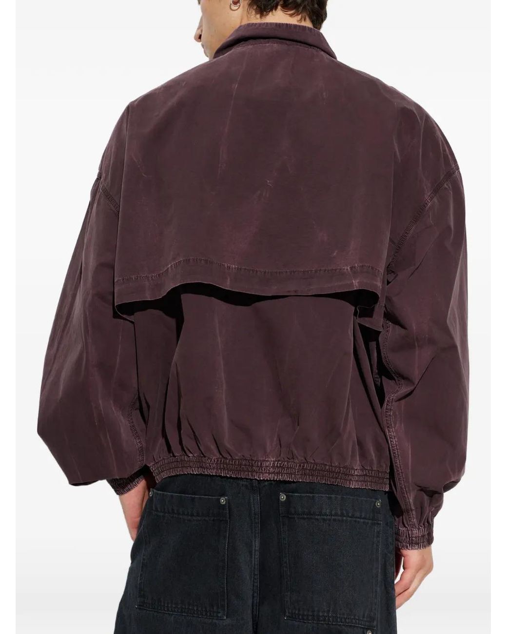 Agolde Purple Marshall Zip-Up Jacket for men