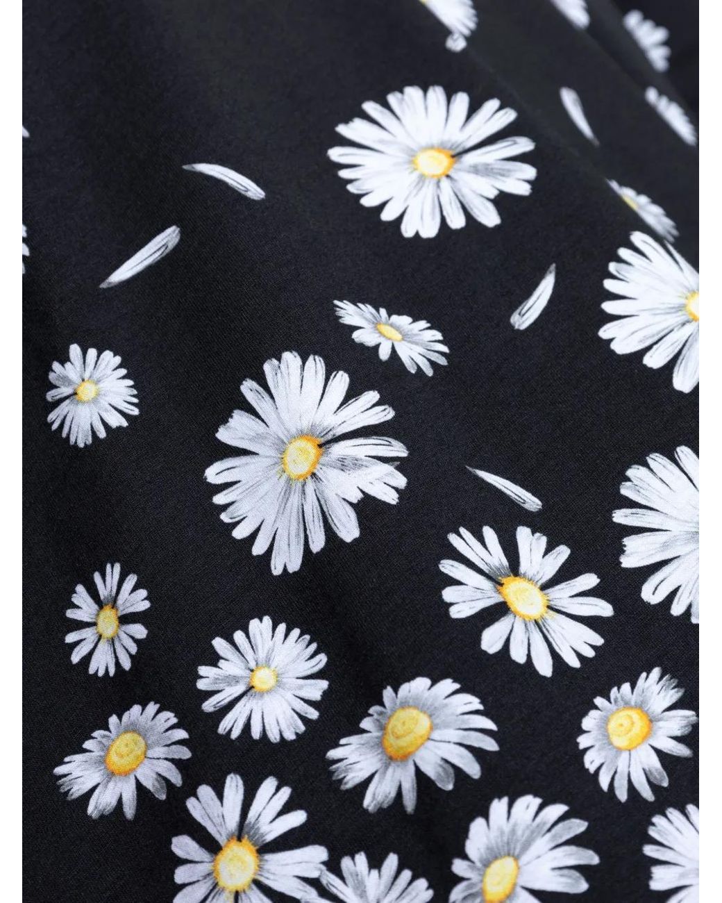 Moschino Blue Floral-Print T-Shirt for men