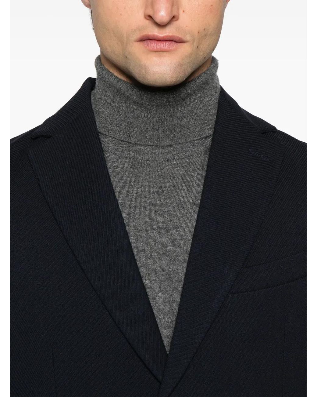 Circolo 1901 Black Textured Blazer for men